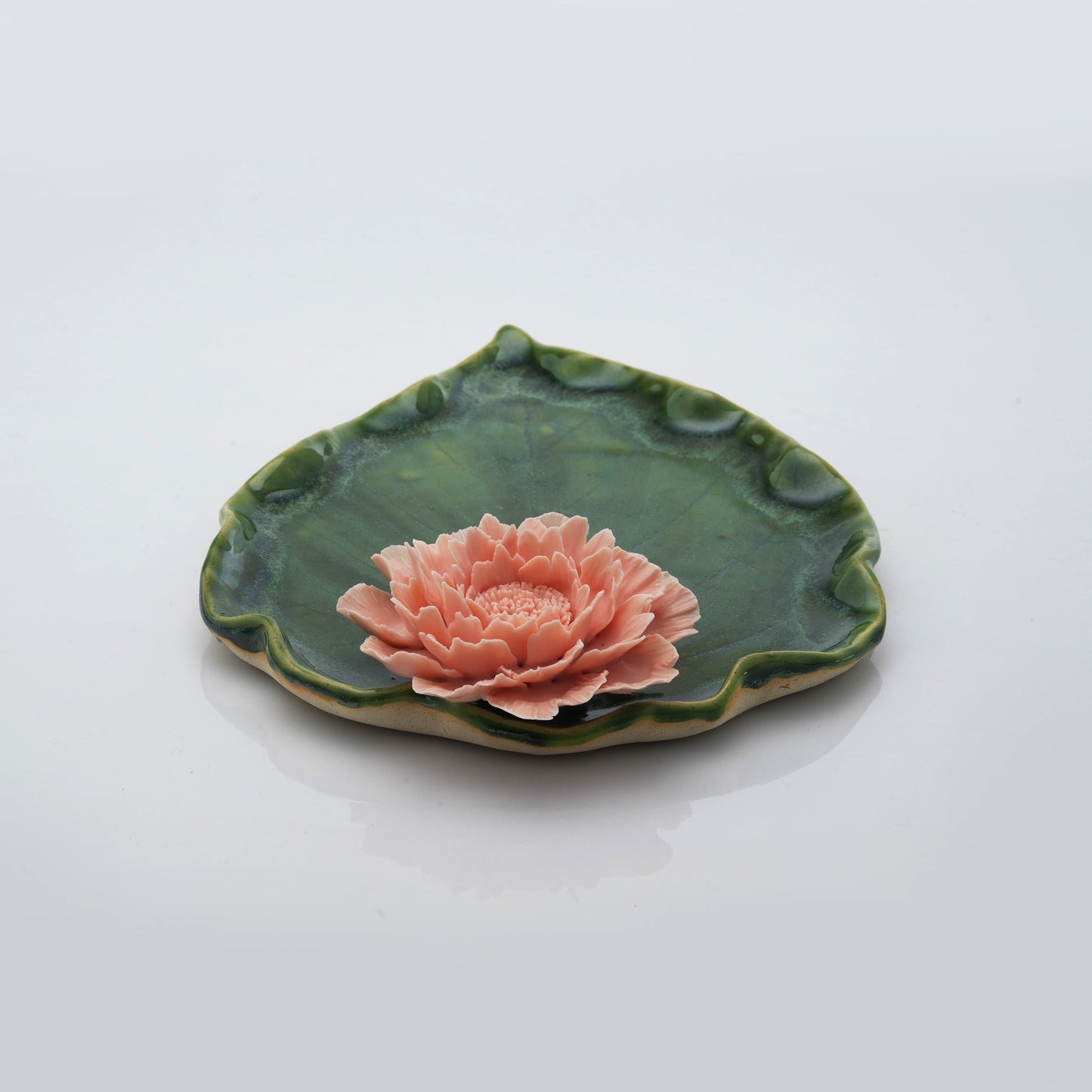 Peony Leaf Plate