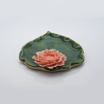 Peony Leaf Plate