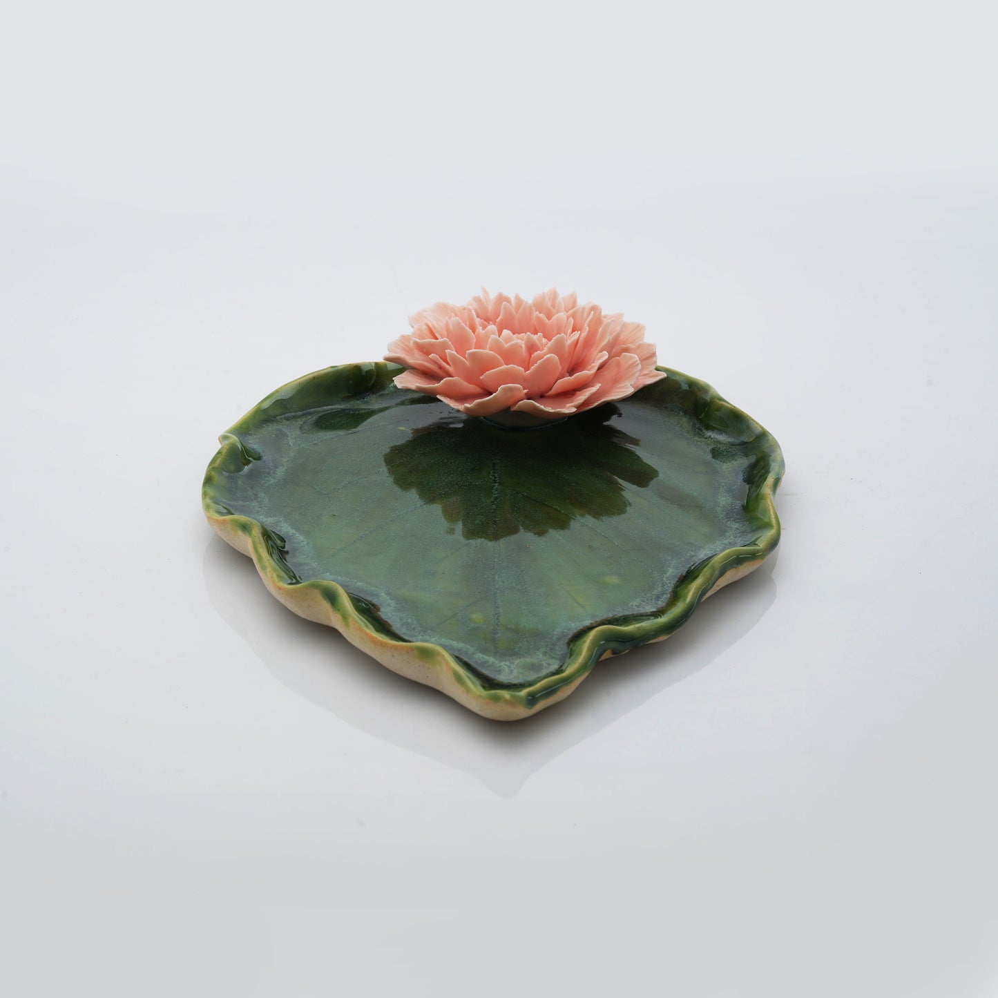 Peony Leaf Plate