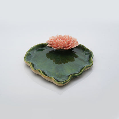 Peony Leaf Plate
