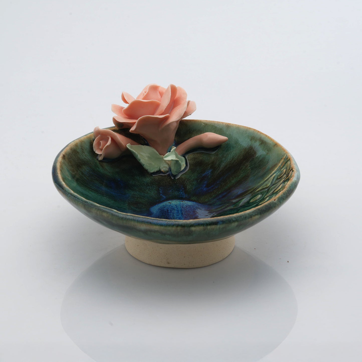 Rose Flower Crystal & Oil Holder