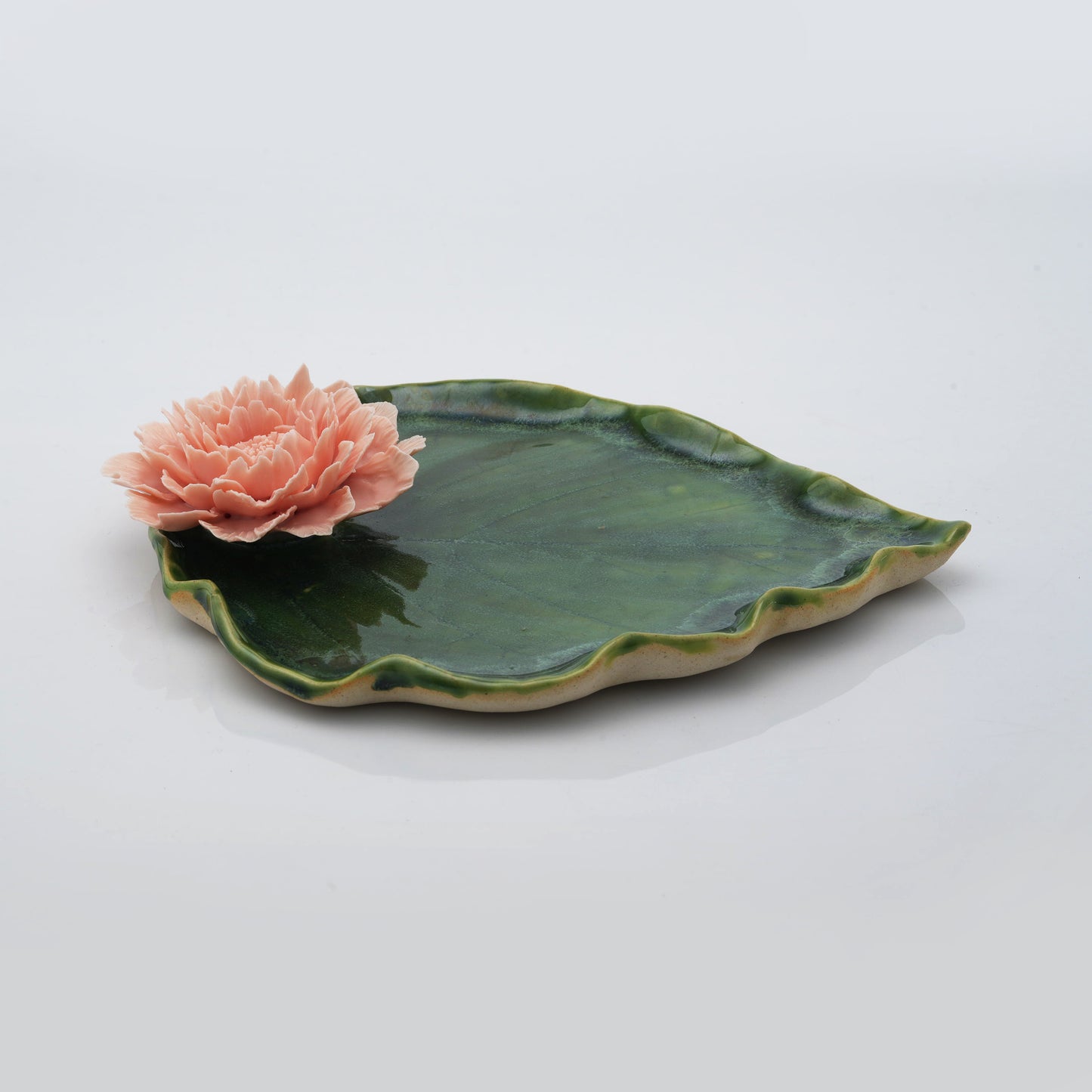 Peony Leaf Plate