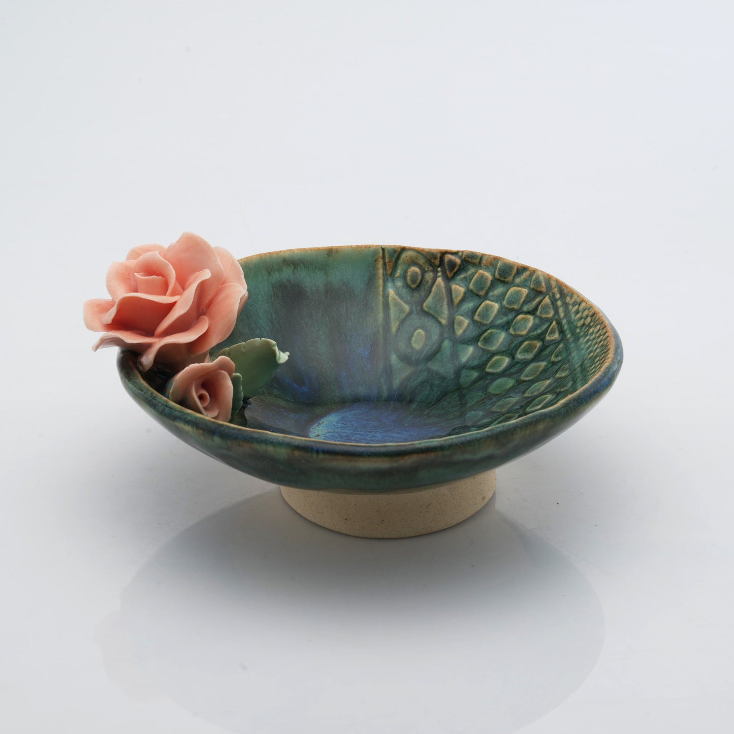 Rose Flower Crystal & Oil Holder