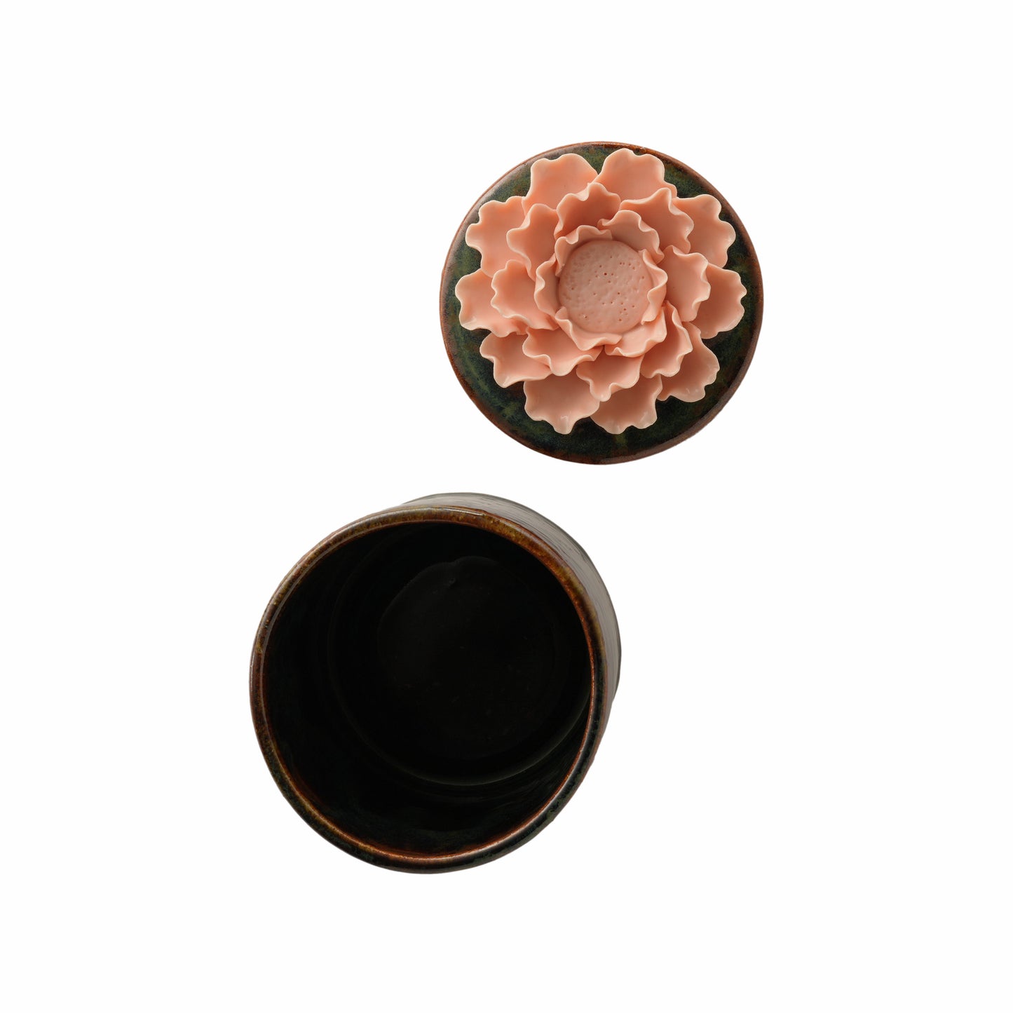 Peony Flower Candle Jar