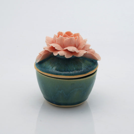 Gardenia Flower Candle Jar