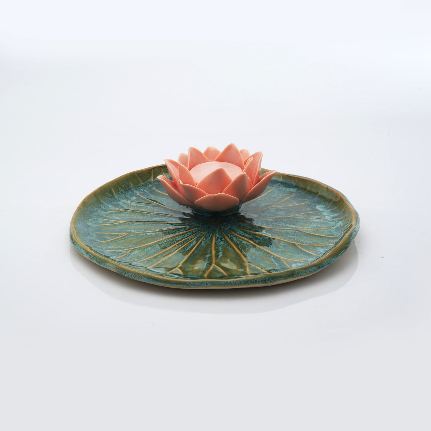 Lotus Leaf Tea Light Candle Holder