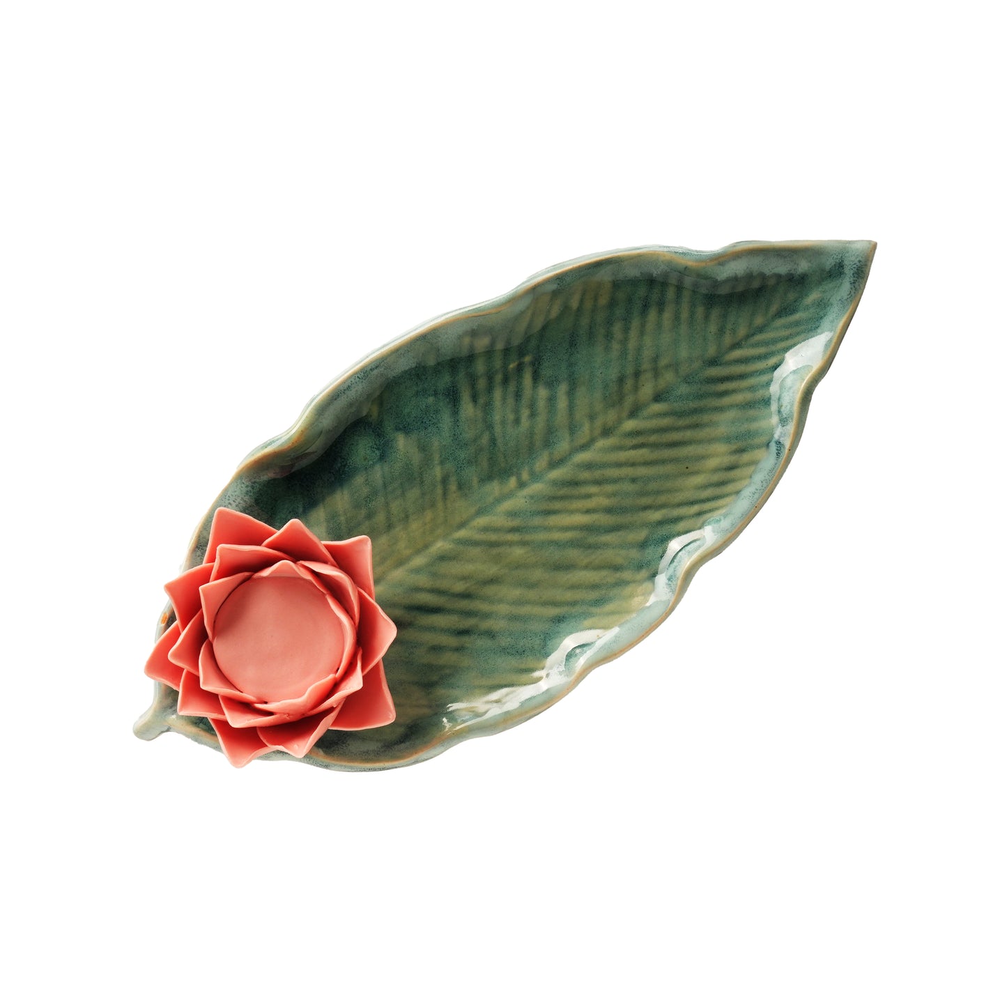 Long Leaf Tea Light Candle Holder