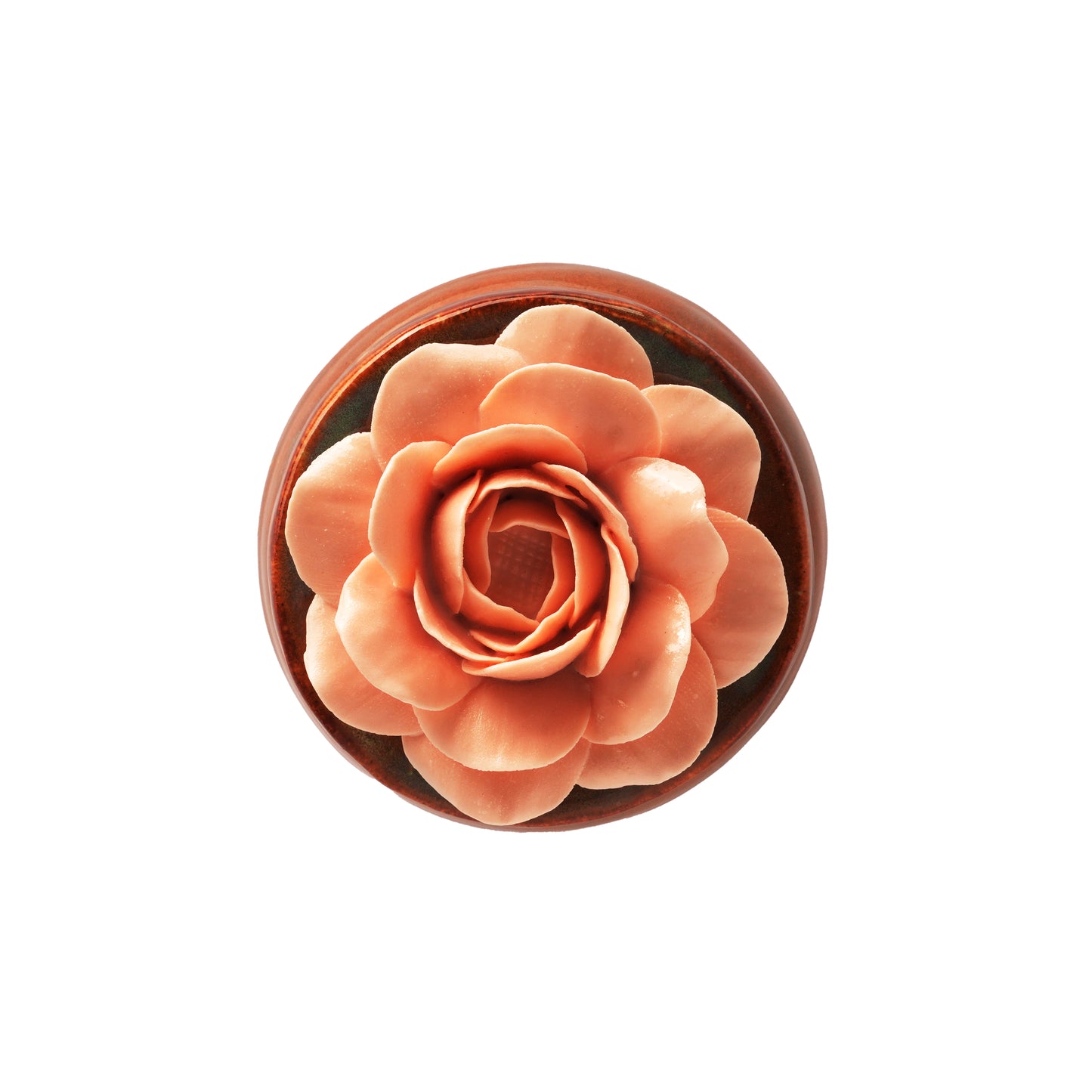 Rose Flower Candle Jar