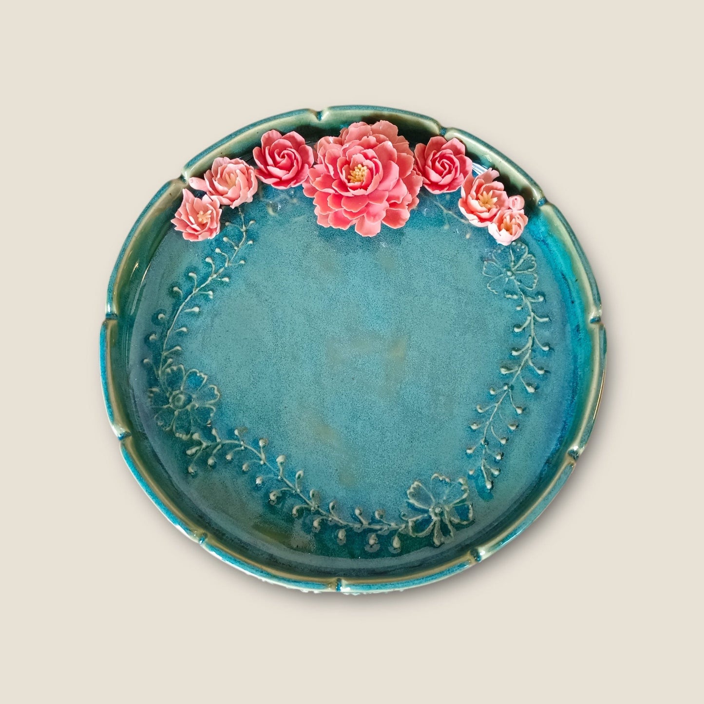 Peony Platter