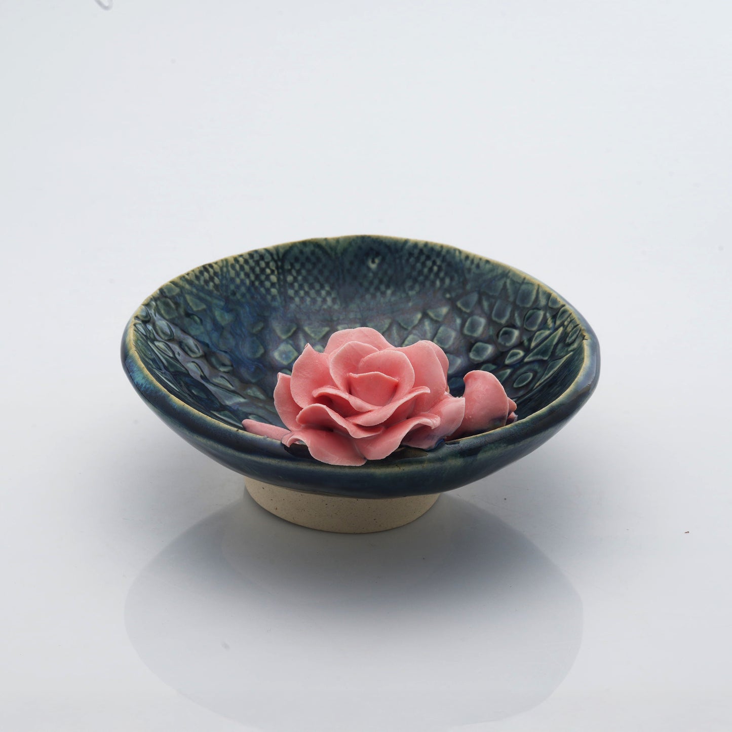 Rose Flower Crystal & Oil Holder