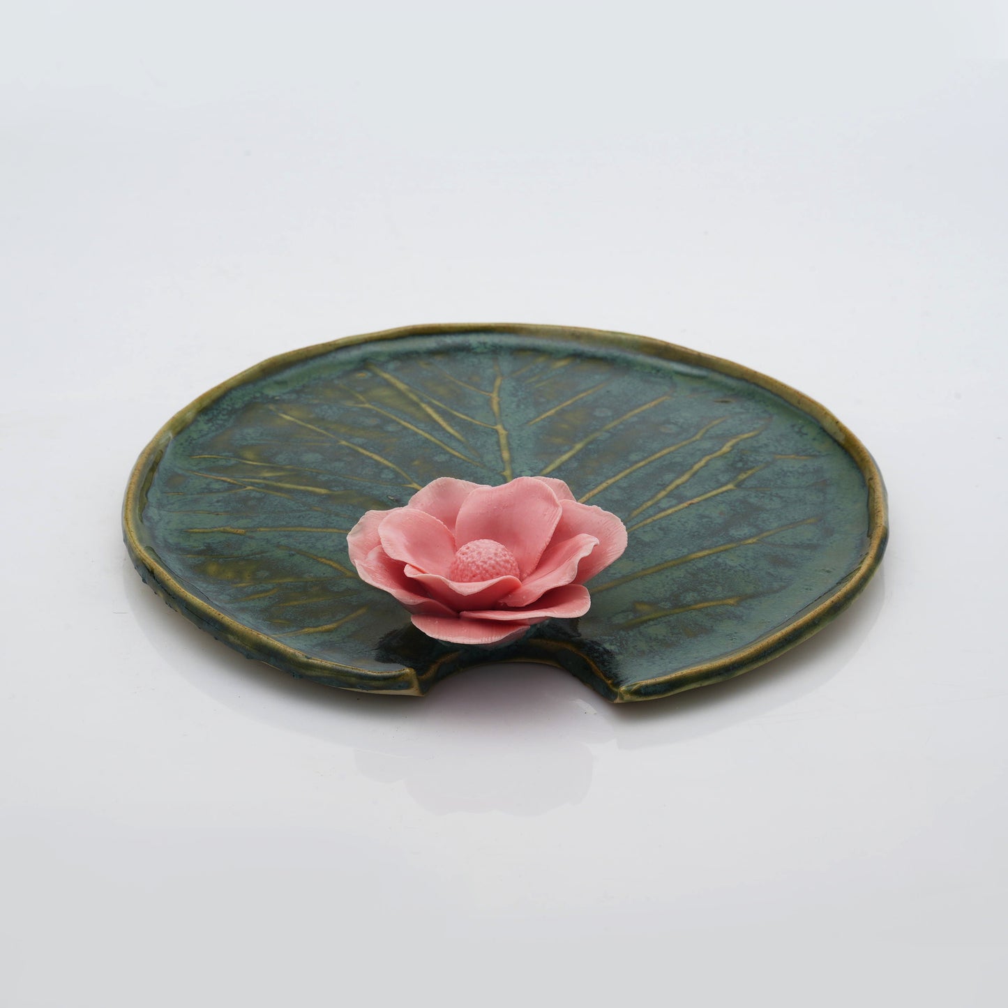 Poppy Flowers Pooja Thali