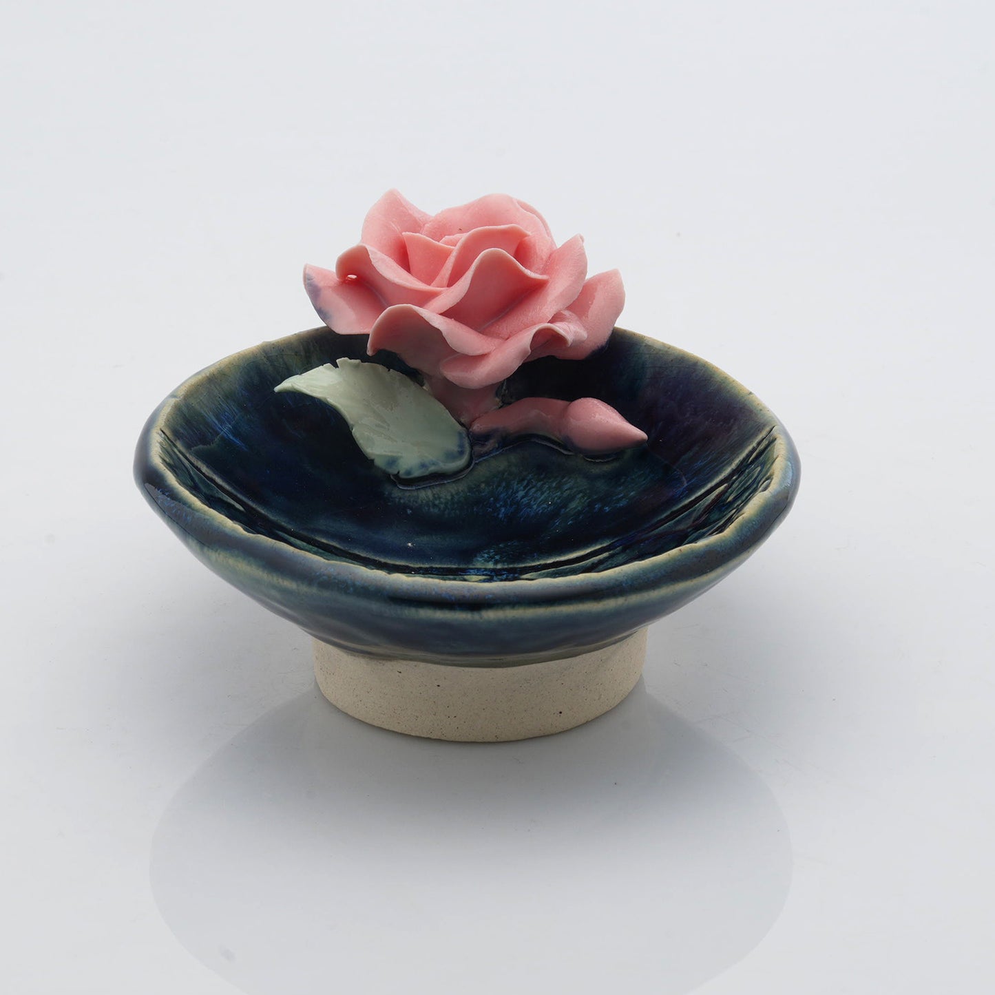 Rose Flower Crystal & Oil Holder