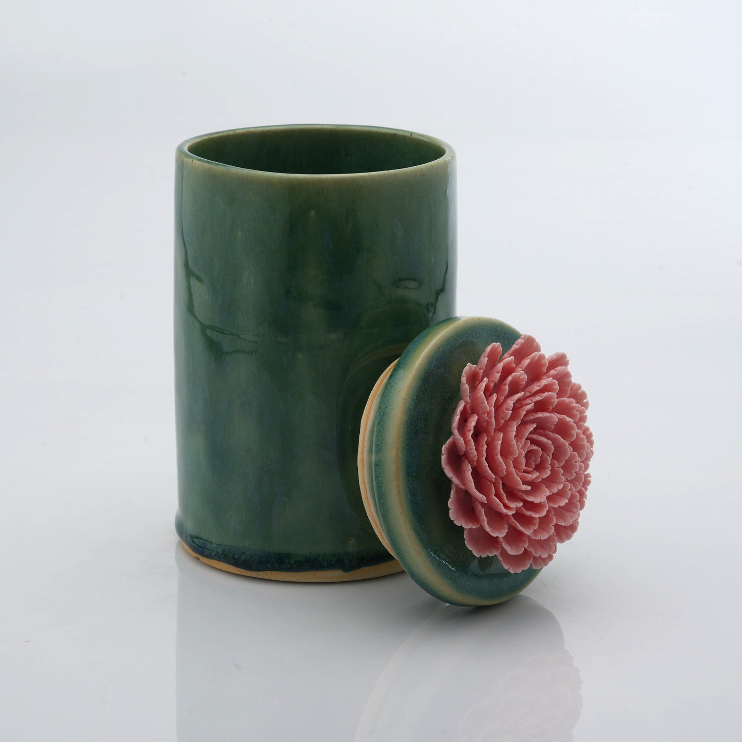 Peony Flower Candle Jar