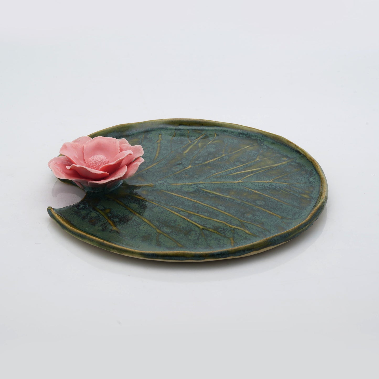 Poppy Flowers Pooja Thali