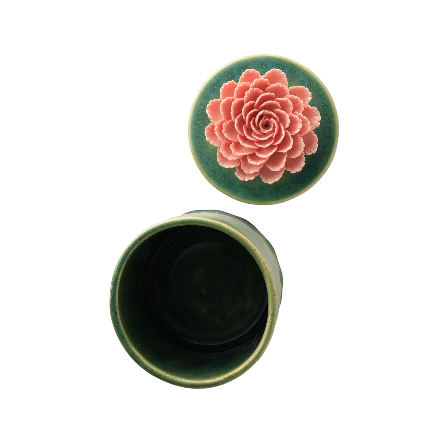 Peony Flower Candle Jar