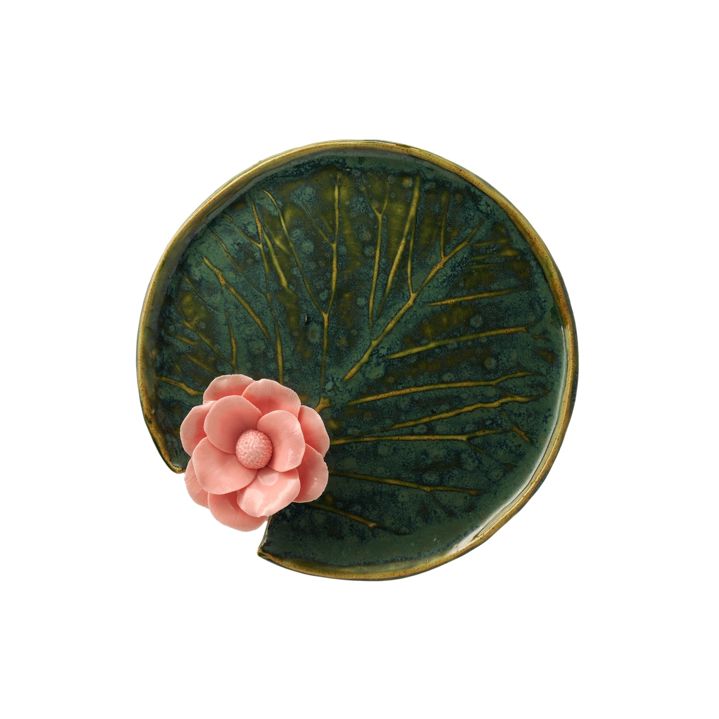 Poppy Flowers Pooja Thali