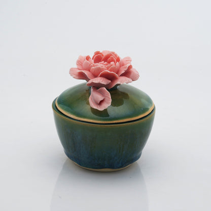 Gardenia Flower Candle Jar
