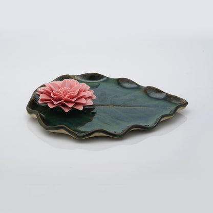 Poinsettia Leaf Plate