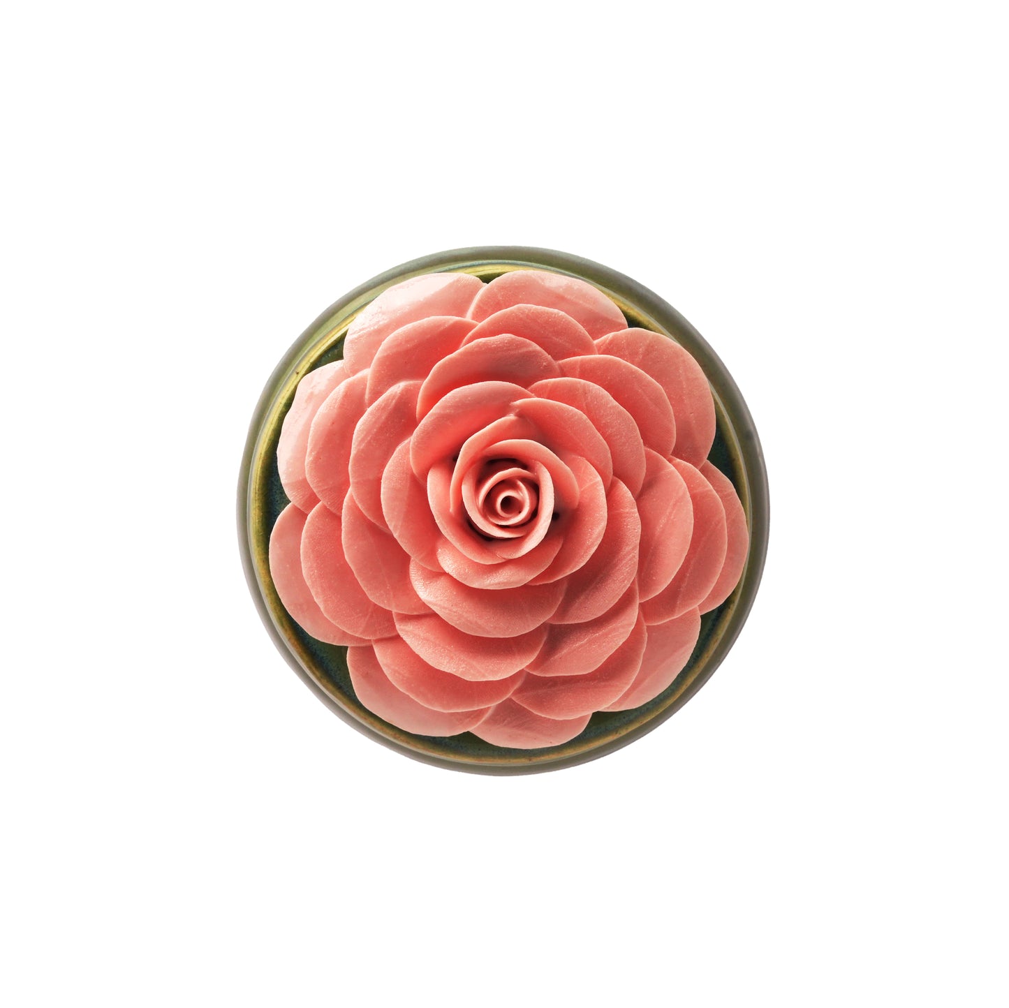 Rose Flower Candle Jar