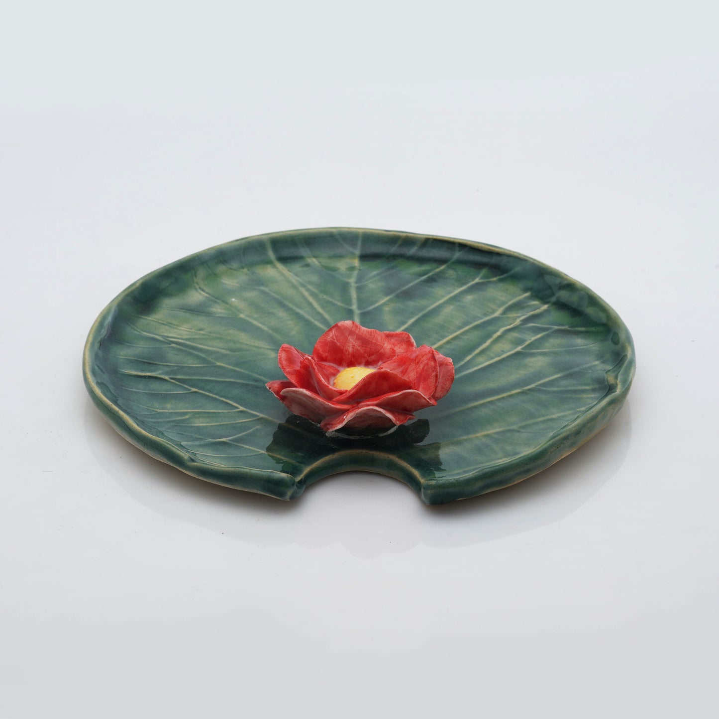 Poppy Flowers Pooja Thali