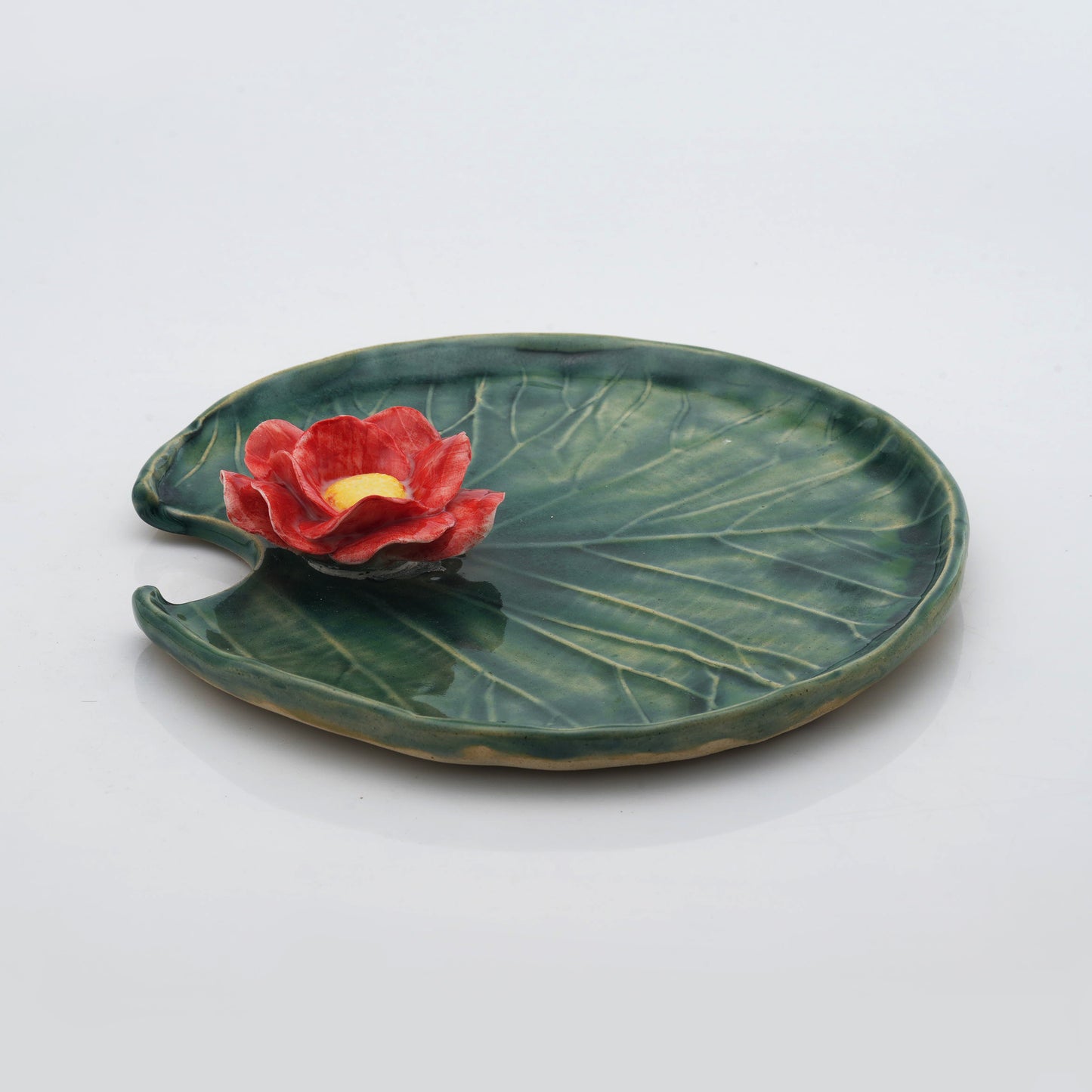 Poppy Flowers Pooja Thali