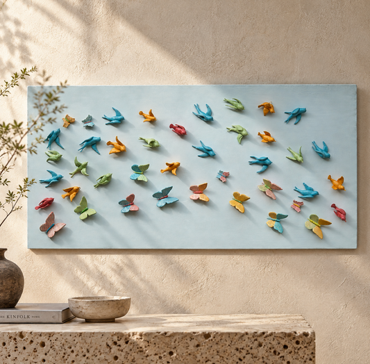 Bird & Butterfly Wall Art