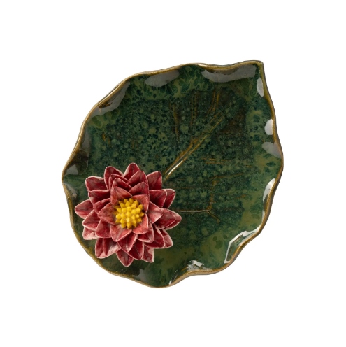 Poinsettia Leaf Plate