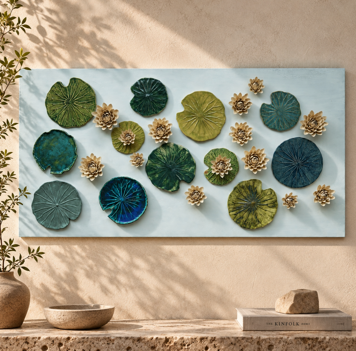 Wall Flower Plates