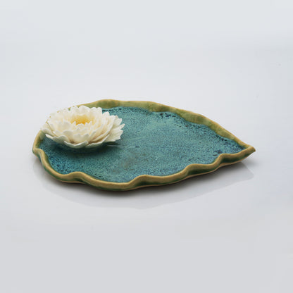 Peony Leaf Plate