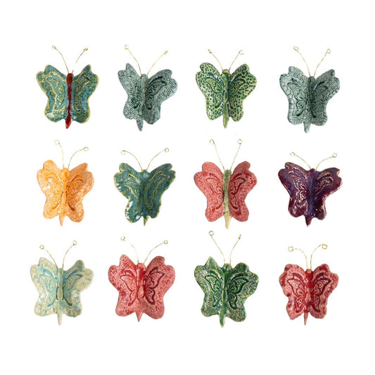 Textured Butterfly Wall Art (Single Piece)