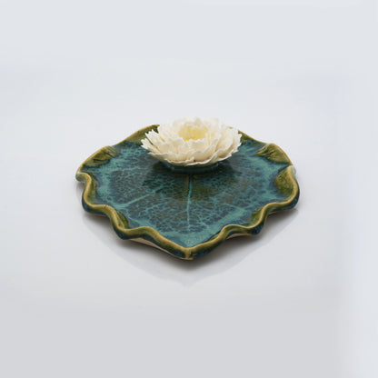 Peony Leaf Plate