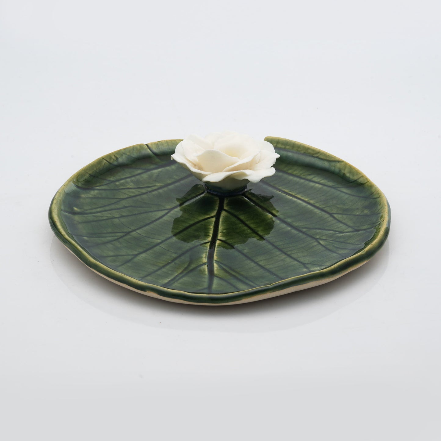 Poppy Flowers Pooja Thali