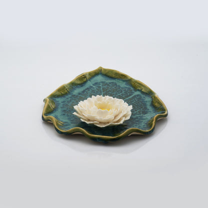 Peony Leaf Plate