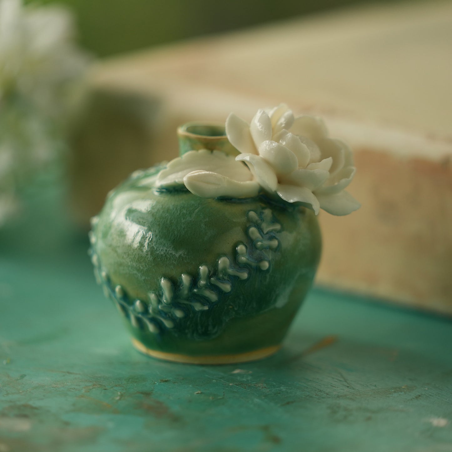 Floral Oil Bottle