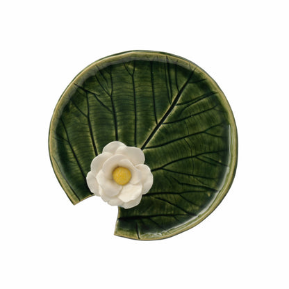 Poppy Flowers Pooja Thali