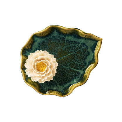 Peony Leaf Plate