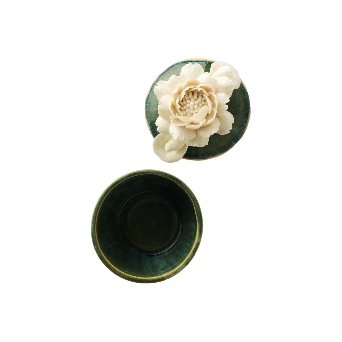 Gardenia Flower Candle Jar