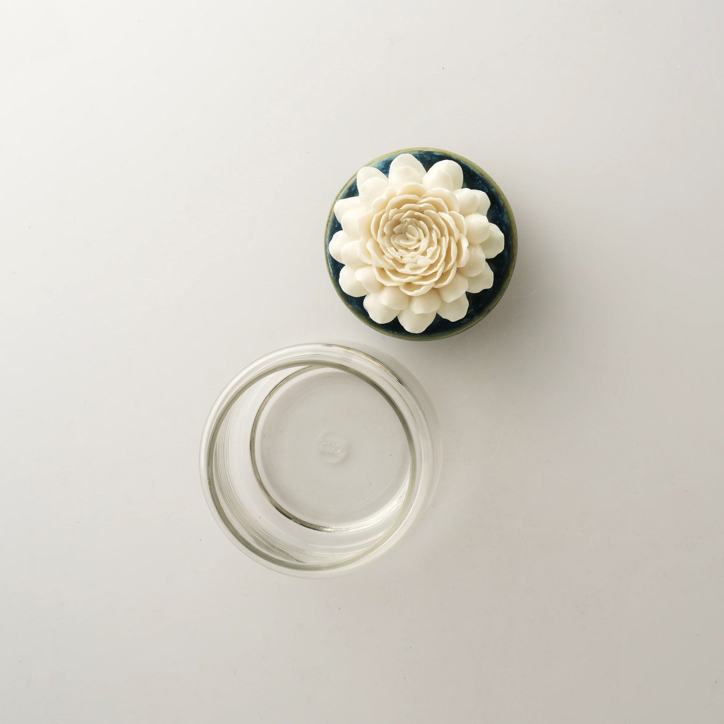 Gardenia Glass Candle Jar
