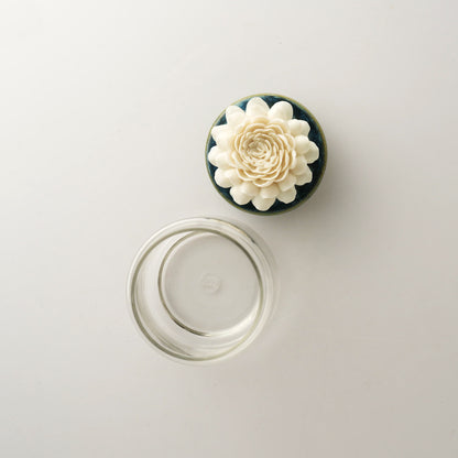 Gardenia Glass Candle Jar