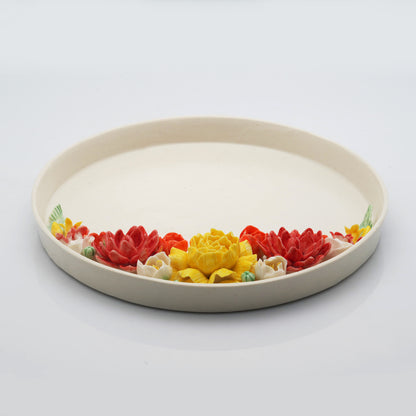 Mix Flower Pooja Thali