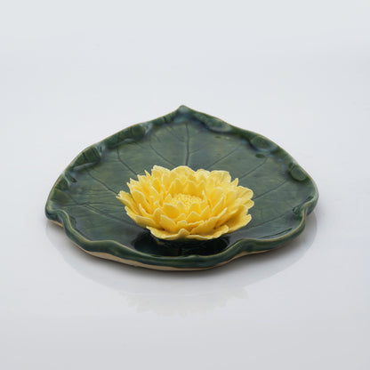 Peony Leaf Plate