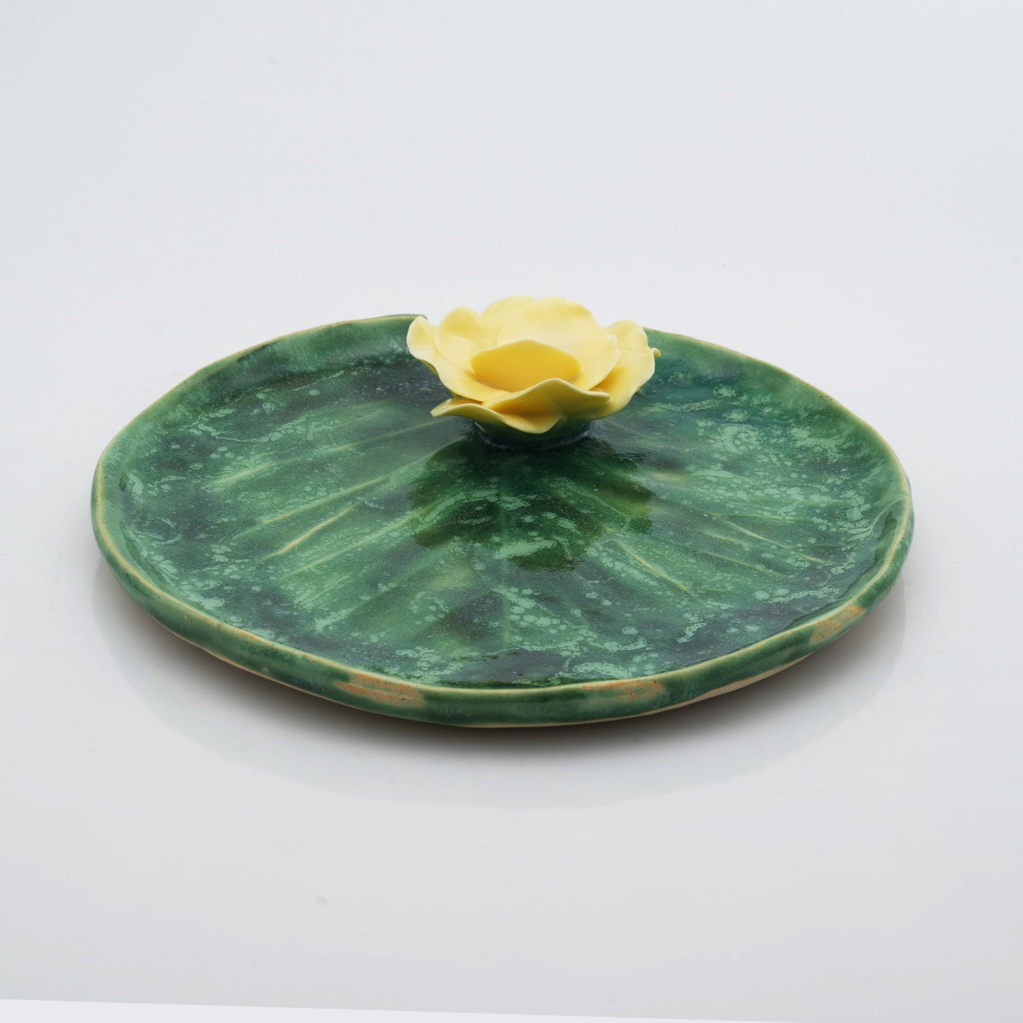 Poppy Flowers Pooja Thali
