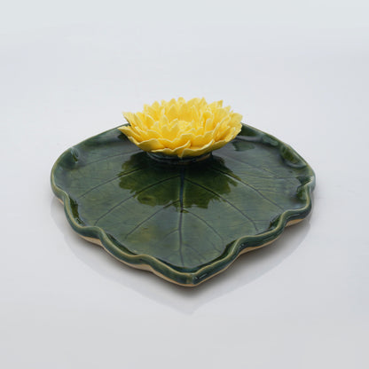Peony Leaf Plate