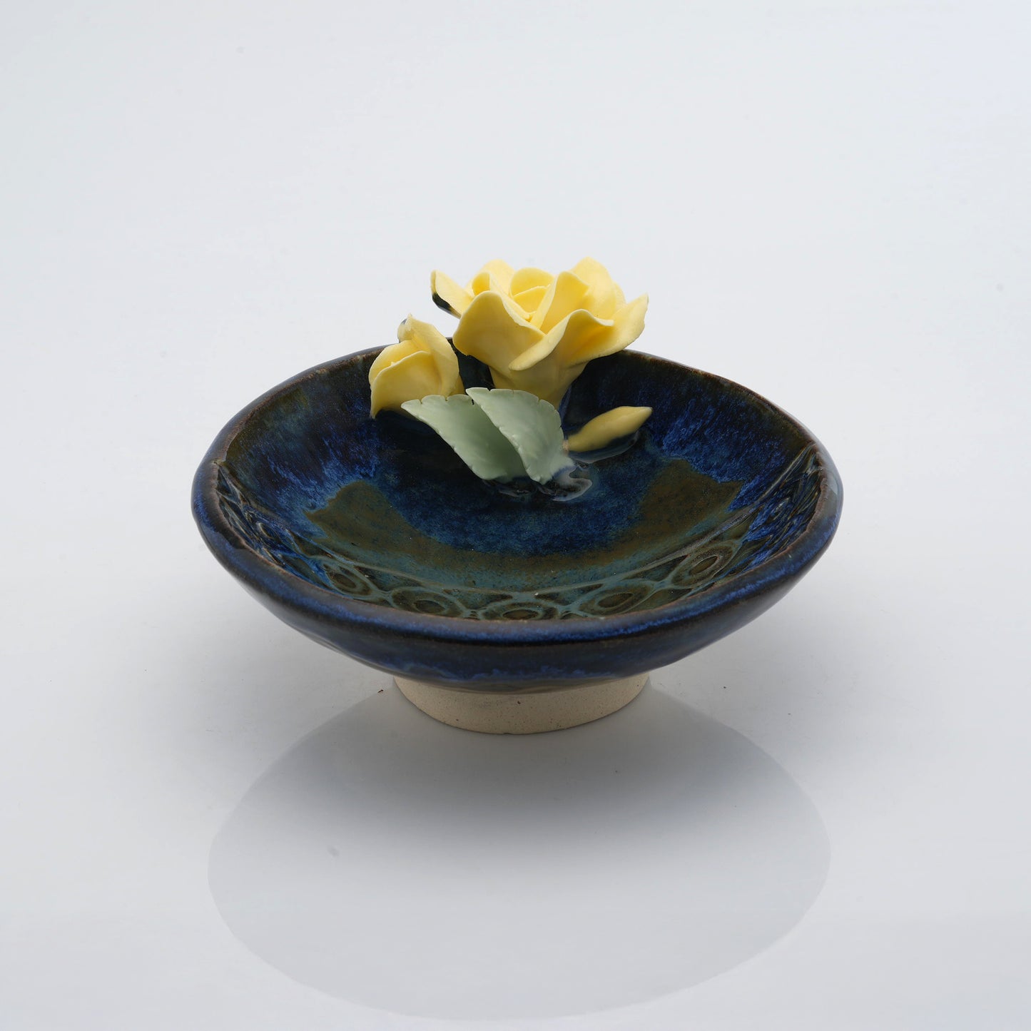 Rose Flower Crystal & Oil Holder