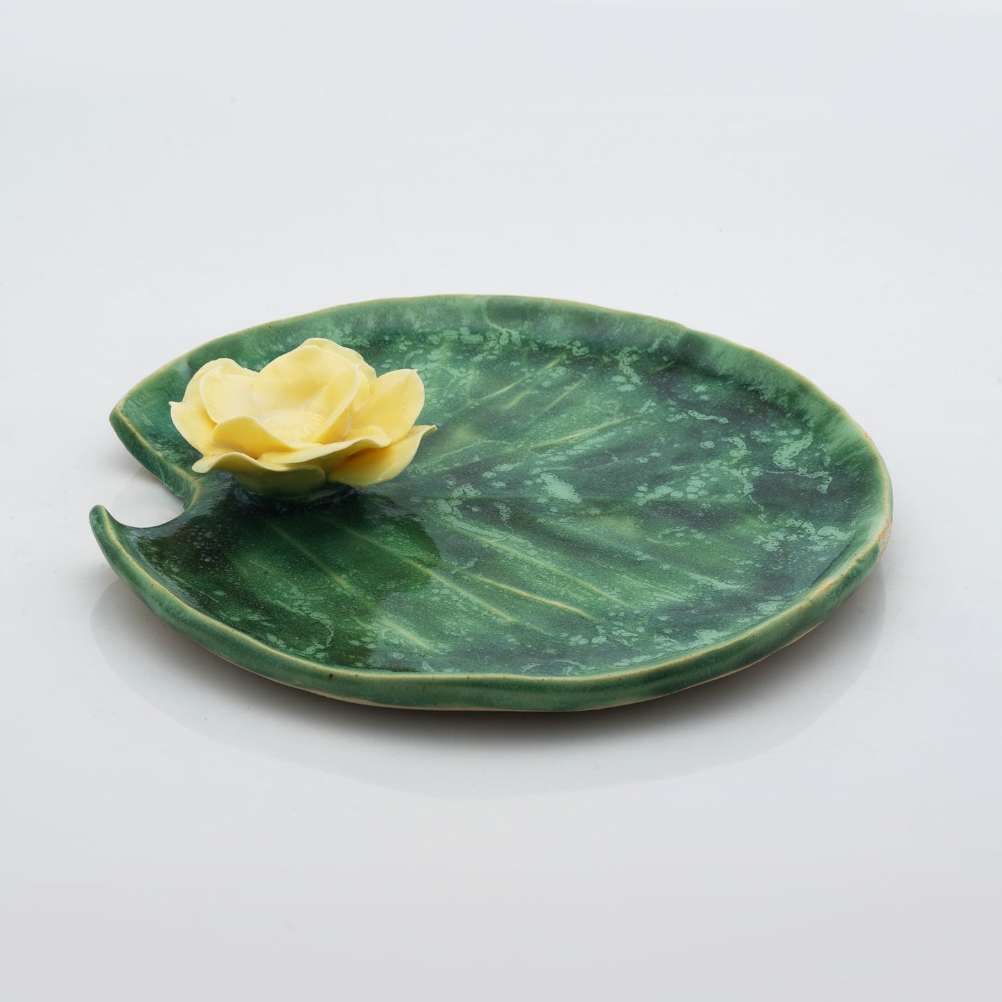 Poppy Flowers Pooja Thali