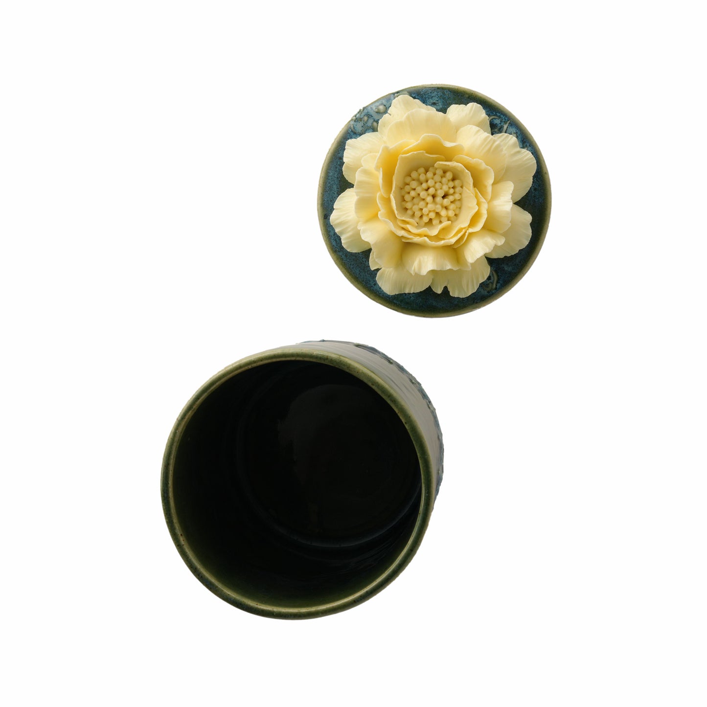 Peony Flower Candle Jar
