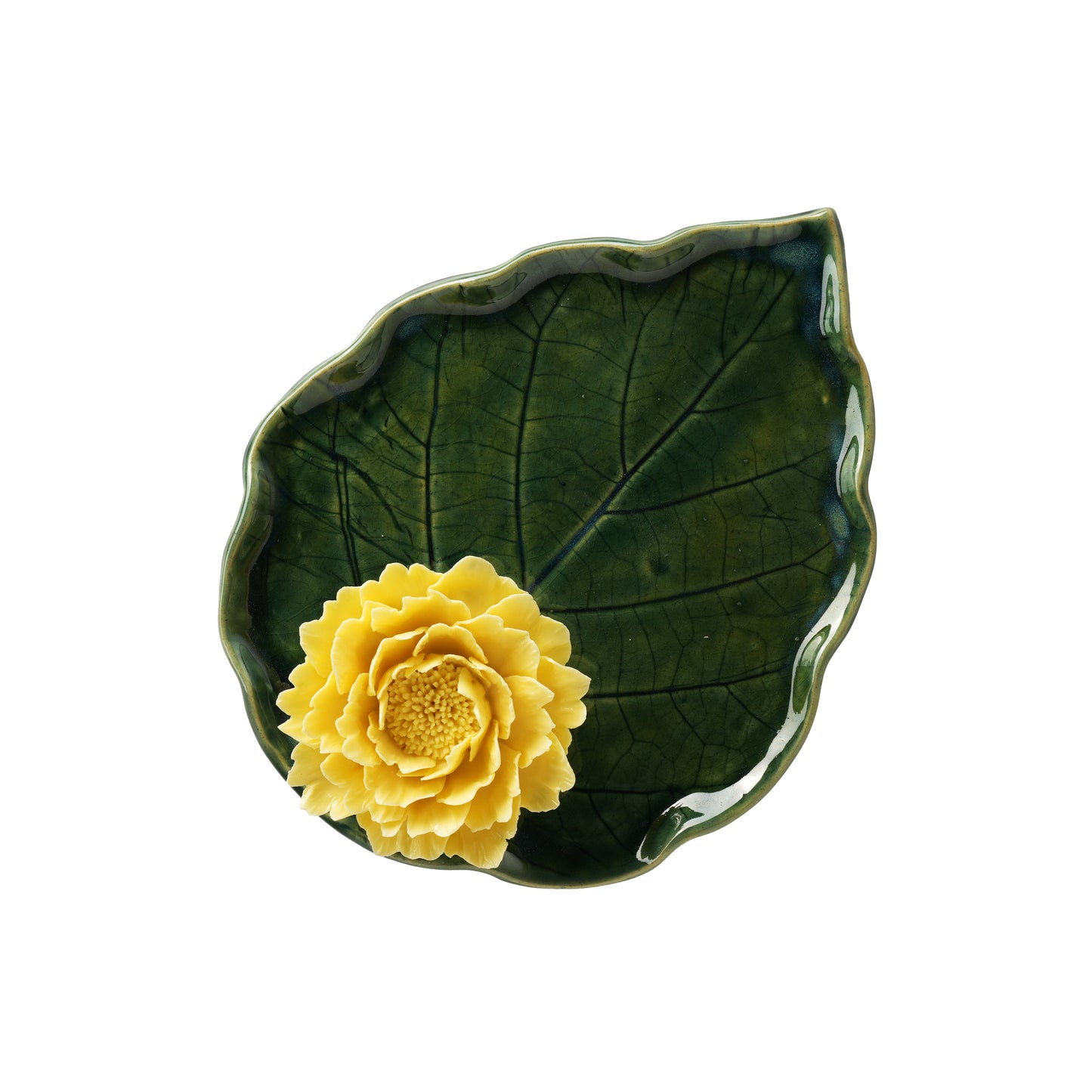 Peony Leaf Plate