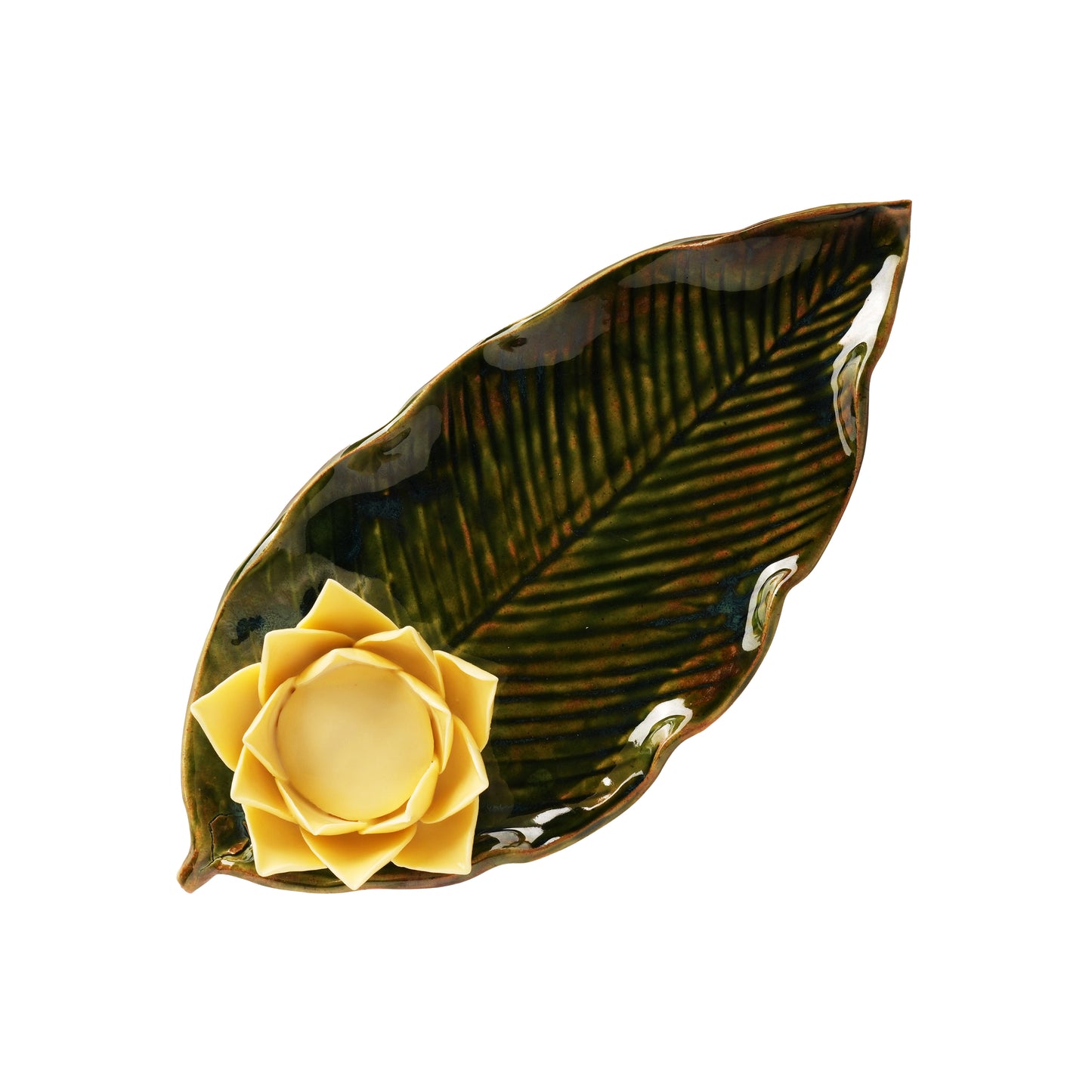 Long Leaf Tea Light Candle Holder