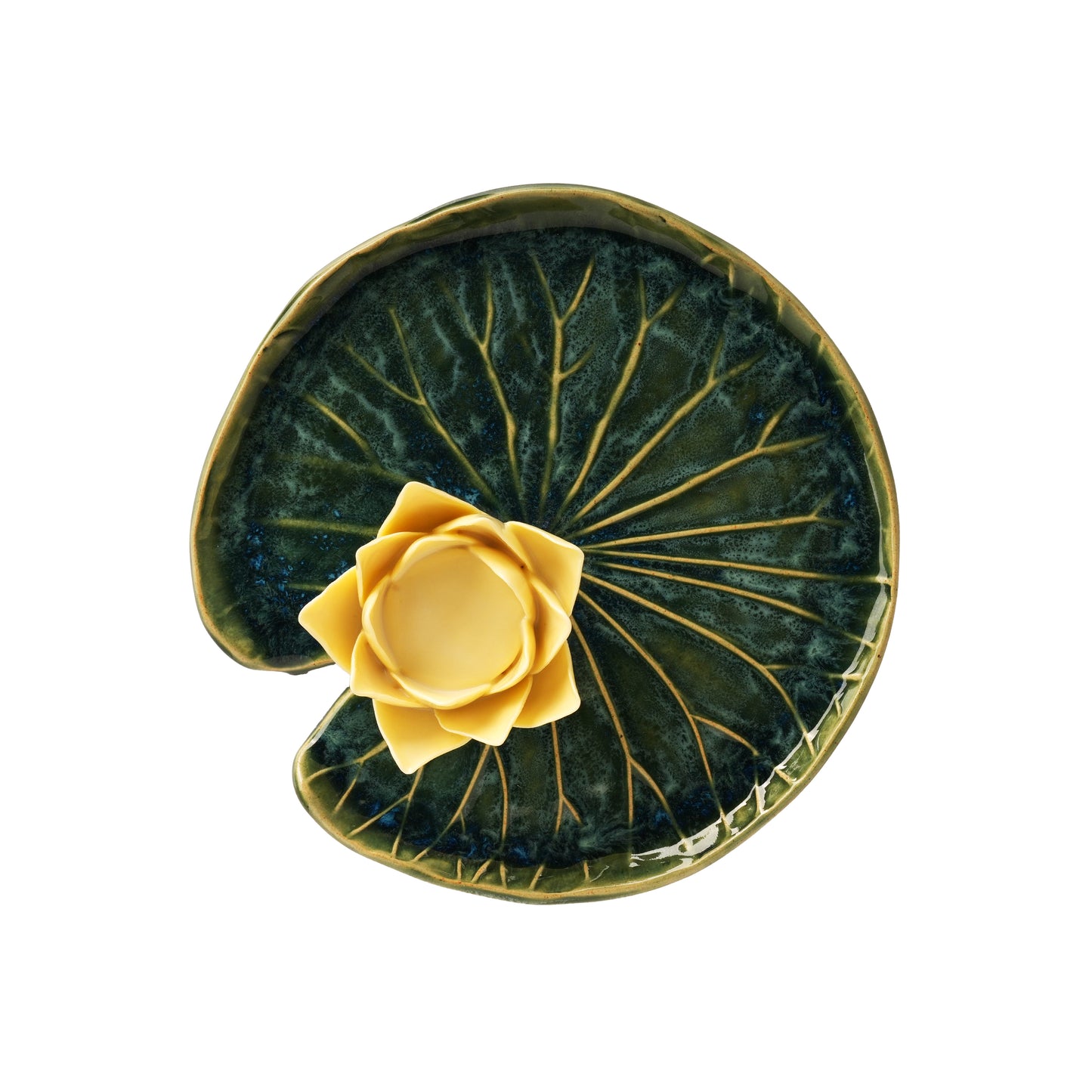 Lotus Leaf Tea Light Candle Holder