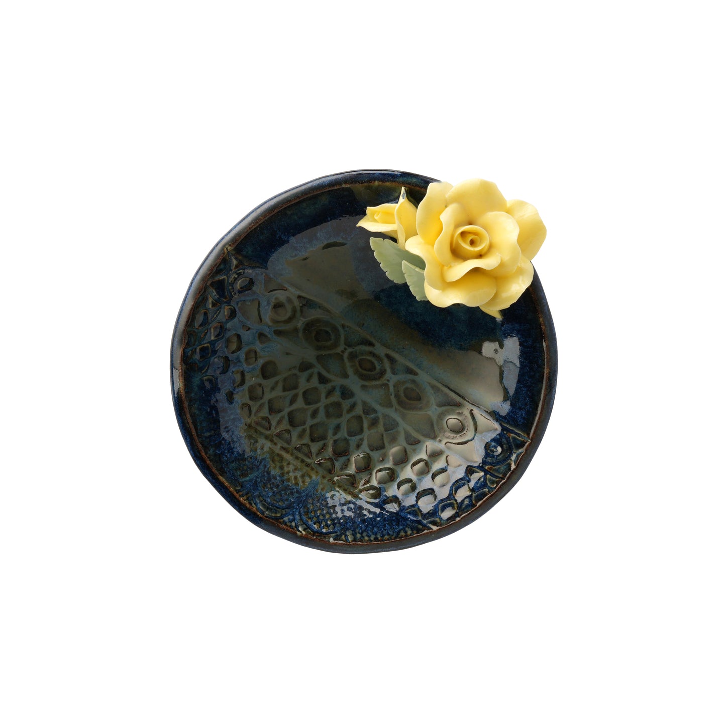 Rose Flower Crystal & Oil Holder
